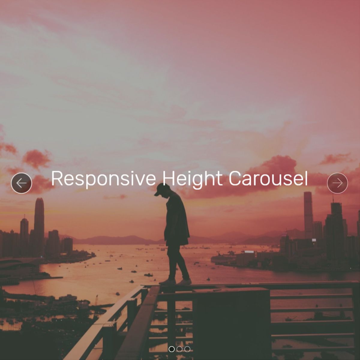 HTML Bootstrap Illustration Carousel